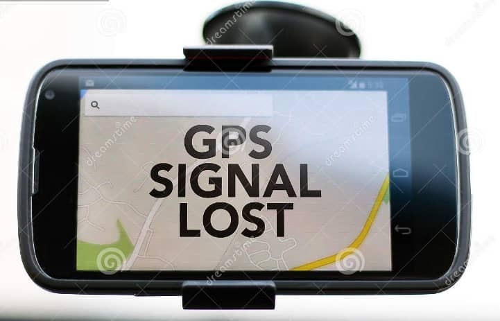 GPS signal lost
