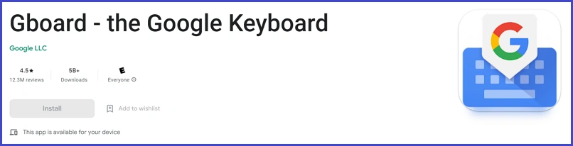 Gboard - the Google Keyborad