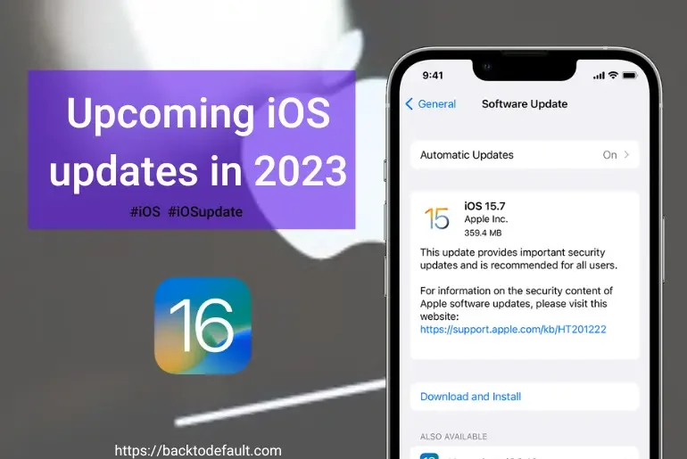 Upcoming iOS Updates in 2023 (Featured Image)