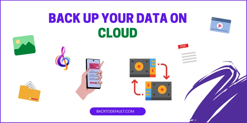 back up your data on cloud
