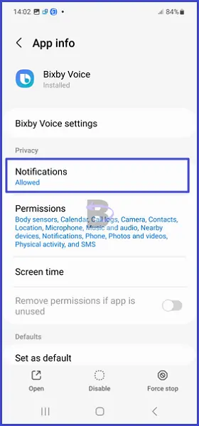 Bixby Notifications