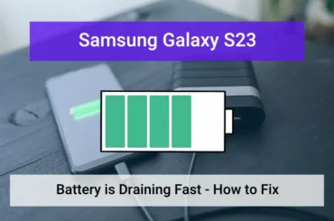 Samsung S23 battery draining fast (featured)