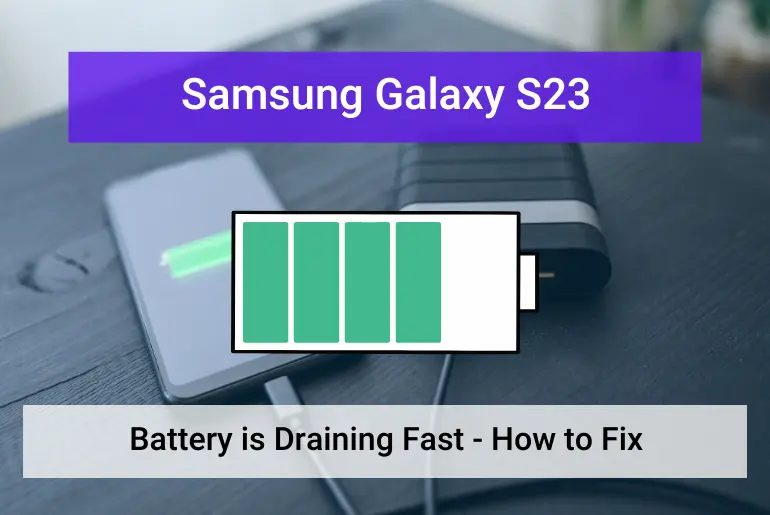 Samsung S23 battery draining fast (featured)