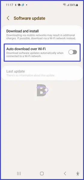 Auto download over wi-fi