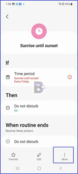 Delete routine that triggers dnd mode - 2